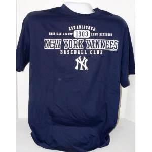   Baseball Club Navy Blue T Shirt Size LARGE
