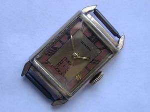 CLINTON WATCH NICE RECTANGULAR OLD ONE RARE  