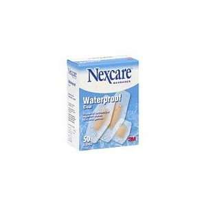  Nexcare Clear Waterpoorf Bandage Strips Assorted 50 