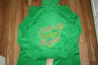   Juicy Couture Track Suit Sweat Suit Green Womens Sz. Lg NEW  