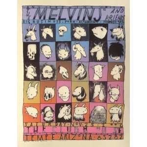  The Melvins 2006 Arizona Silkscreen Concert Poster 