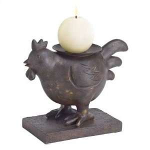  Rusty Rooster Candleholder