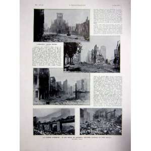  Bilbao Spain Spanish War Ruins French Print 1937