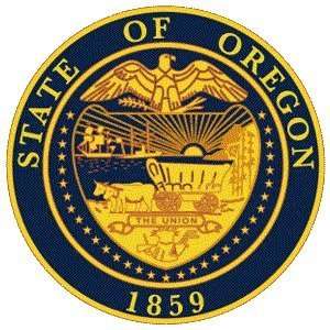  Oregon State Seal Flag 6 inch x 4 inch Window Cling