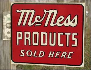   Food Home Household Products Flanged Metal Advertising sign  