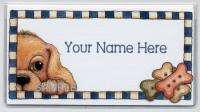 PAW ANIMAL Personalized Checkbook Cover DOG PRINT  