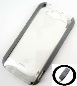 New OEM Bodyglove Fringe Gray Hard Shell Case HTC myTouch 4G HD + Free 
