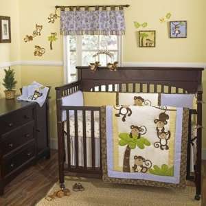 CoCo & Company Monkey Time Crib Bedding Collection Monkey 