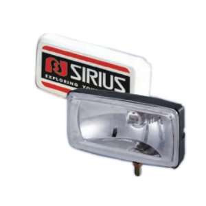 Sirius NS 2181DK Rectangular Driving Lamp Kit, Black Housing, H3 12V 