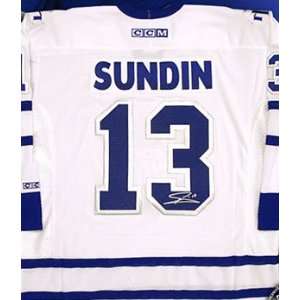 Mats Sundin Signed Toronto Maple Leafs Jersey Sports 
