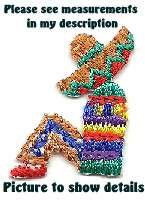 Mexican Siesta Colorful Embroidered Iron On Applique  