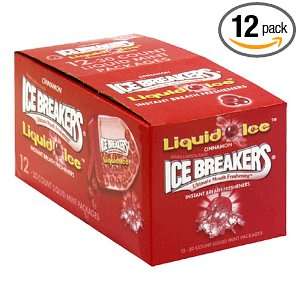 Ice Breakers Liquid Ice Mints, Cinnamon, 0.06 Ounce Packets (Pack of 