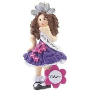  Personalized Beauty Queen Christmas Ornament