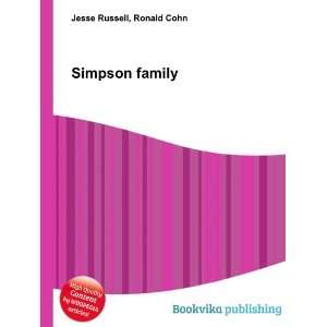 Simpson family [Paperback]