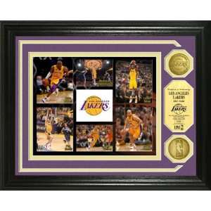  Los Angeles Lakers 24KT Gold Coin Photo Mint Sports 