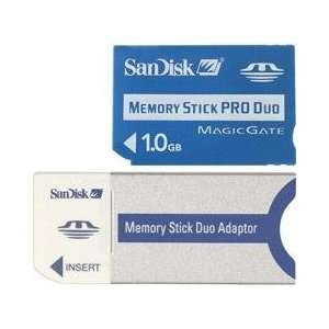  Sandisk Memory Stick PRO Duo 1gb Memory Card for Sony 
