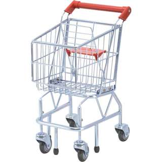 Kid size shopping cart is easy to maneuver, fun to fill, and built to 