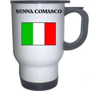  Italy (Italia)   SENNA COMASCO White Stainless Steel Mug 