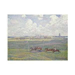  The Racecourse at Boulogne Sur Mer by Theo Van 