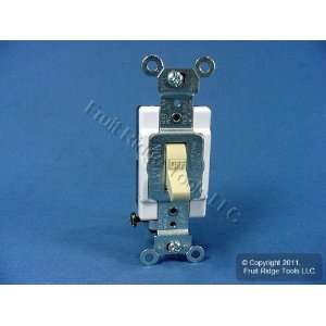   Ivory COMMERCIAL Toggle Wall Light Switch Single Pole 20A CSB1 20I