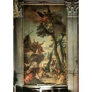   Tiepolo   50 x 70 inches   The Gathering of Manna