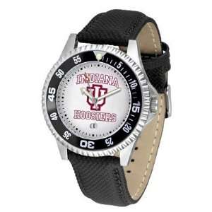 Indiana Hoosiers Suntime Competitor Poly/Leather Band Watch   NCAA 