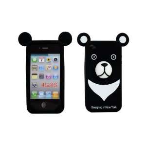   Silicone Cover Soft Case Skin for Apple iPhone 4 4S Balck Electronics