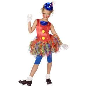 Lets Party By BuySeasons Clown Shreddy Child Costume / Red   Size 8 10 