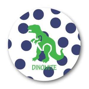  Preppy Plates Dinosaur / Dinomite 10 Melamine Plates 