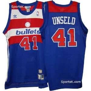  Bullets Wes Unseld Throwback Jersey (Small Only) Sports 