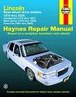 Continental Mark Series Town Car Repair Manual 70 05 Se