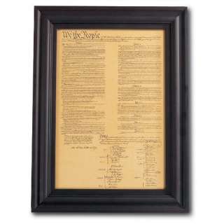  Framed U.S. Constitution Reproduction