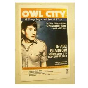 Owl City Poster Handbill