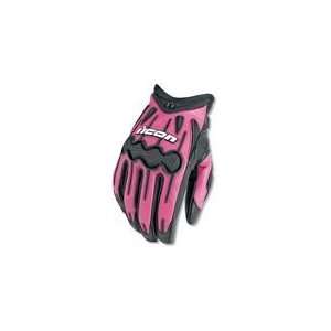  Icon Womens ARC Gloves   2X Large/Pink Automotive