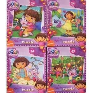  Dora the Explorer 24pc Yellow Dress Puzzle Toys & Games