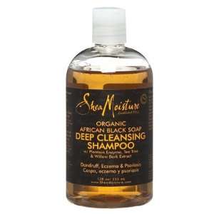 Shea Moisture African Black Soap Deep Cleansing Shampoo   12 oz.