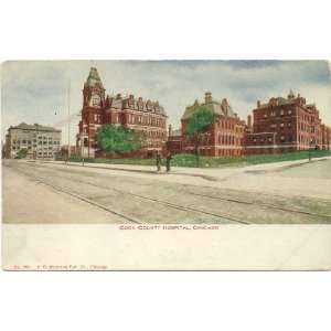   Postcard   Cook County Hospital   Chicago Illinois 
