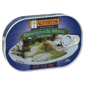 Alstertor Herring Fillets in Dill Herb Grocery & Gourmet Food