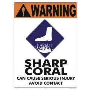  Sign Warning Sharp Coral 6617Wa1824E