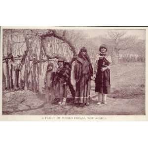  1893 Print Pueblo Indians New Mexico Native Americans 