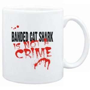 Mug White  Being a  Banded Cat Shark is not a crime  Animals
