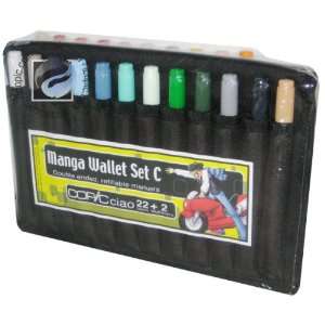  22C   Copic Ciao Set 22 C Manga Wallet Marker Everything 