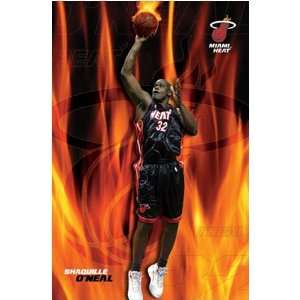 Shaq ONeal Fire Poster (3612) 