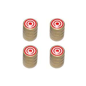  Target   Bullseye Sniper Tire Valve Stem Caps   Gold 