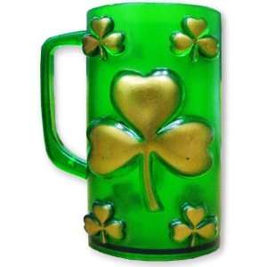  Irish Golden Shamrock Beer Mug 