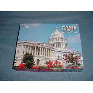  United States Capitol 500 pc Jigsaw Puzzle by Golden Books 