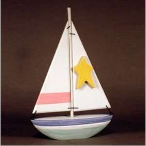   Judith Edwards Designs 3556BE Beach Colored Sailboat