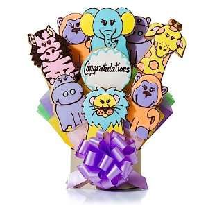  Congratulations New Baby Safari Cookie Bouquet Everything 