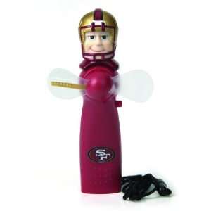  NFL San Francisco 49ers Magical LED Light Up Fan and Display Stand 
