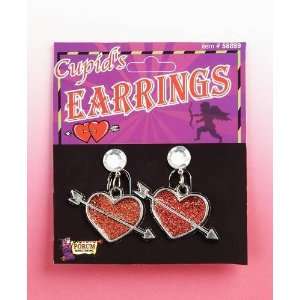   Cupid Valentines Earrings Jewelry Costume Accessory Toys & Games
